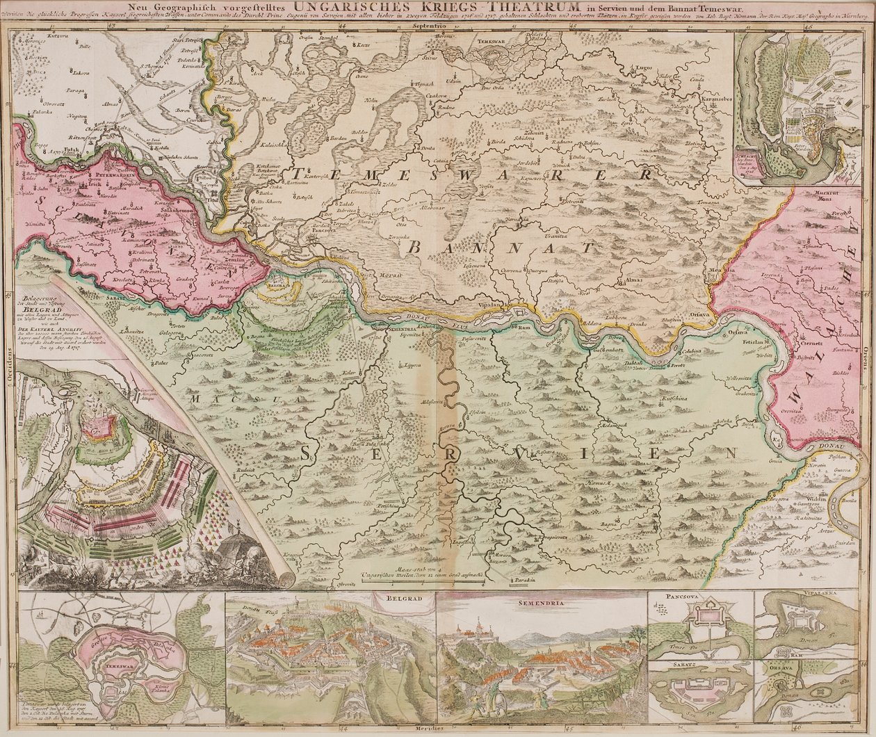 Magyar Háborús Színház alkotó: Johann Baptist Homann