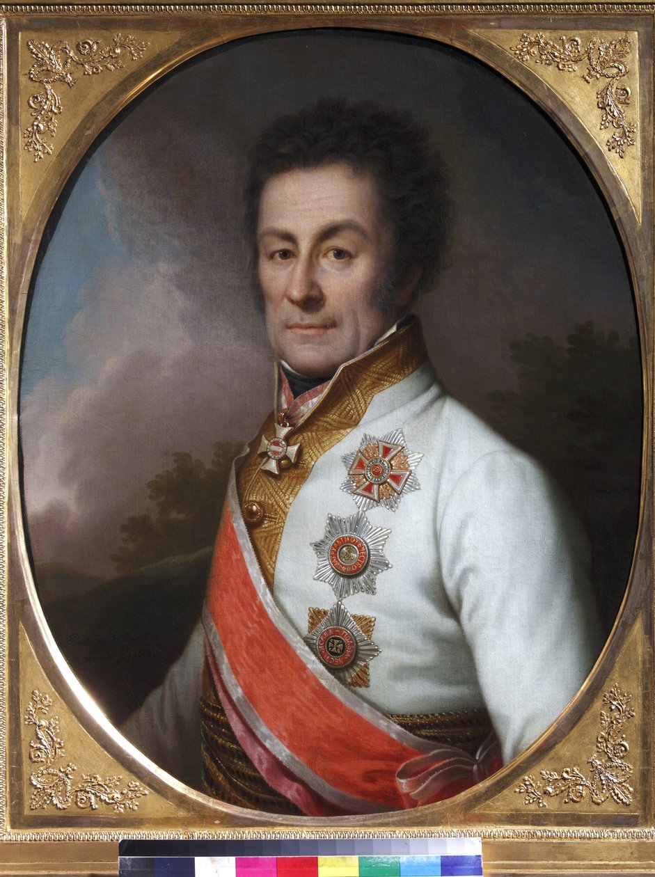Le general Johan von Klenau und Janowitz - Johann Graf von Klenau (1758-1819) tábornok portréja - Johann Baptist von Lampi, az ifjabb (1775-1837). Olajfestmény alkotó: Johann Baptist II Lampi