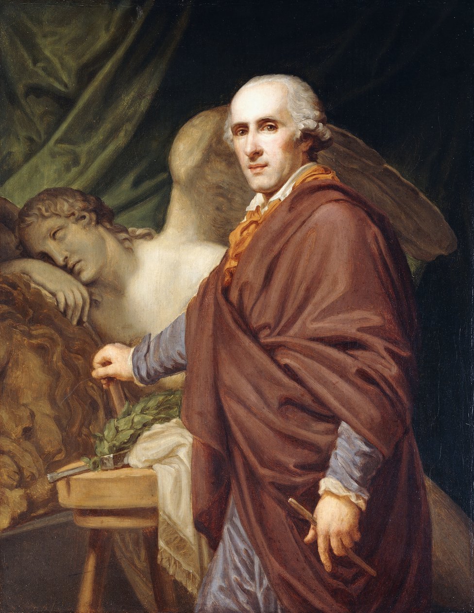 Antonio Canova portréja alkotó: Johann Baptist Edler von Lampi