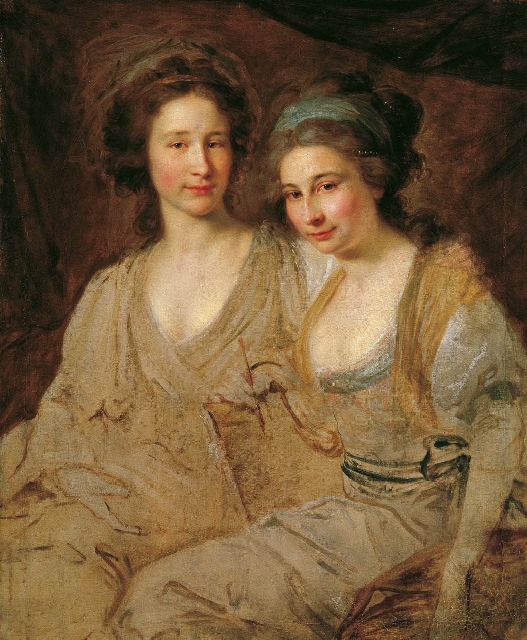 Caroline és Zoë Thomatis grófnõk alkotó: Johann Baptist Lampi d. Ä.