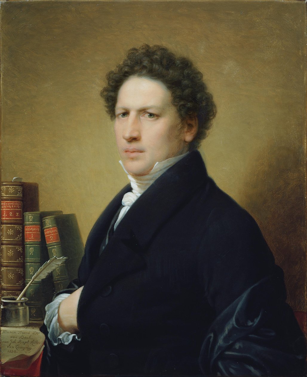 Dr. von Bach alkotó: Johann Baptist Lampi d. Ä.