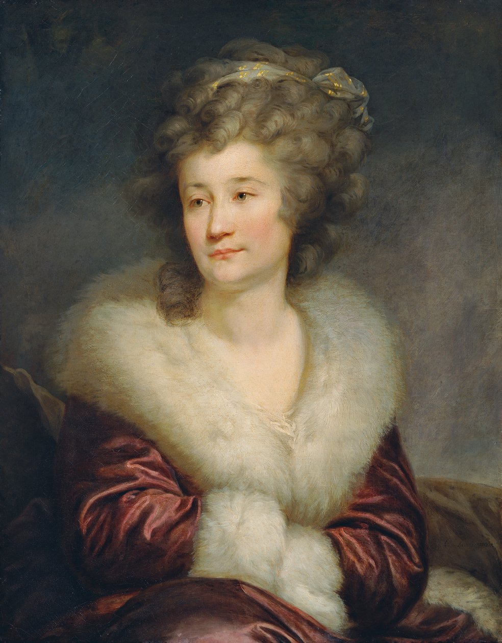 Gräfin Nicolai, geb. Potocka alkotó: Johann Baptist Lampi d. Ä.