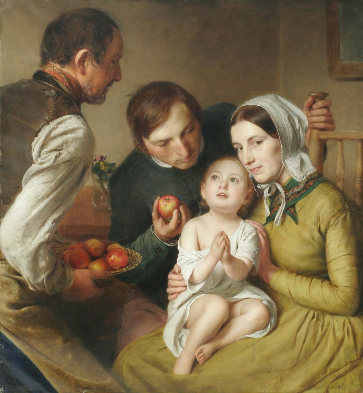 Megtanulni kérdezni (Reiter család) alkotó: Johann Baptist Reiter