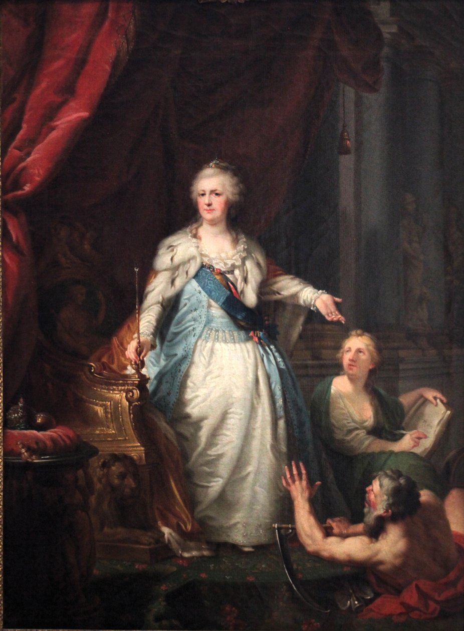 II. Katalin allegorikus portréja alkotó: Johann Baptist von Lampi the Elder