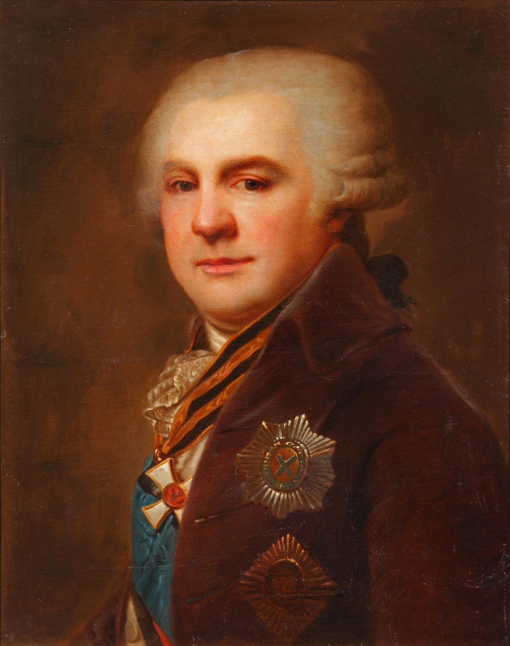 Alekszandr Nyikolajevics Szamoilov gróf portréja 1744-1814, 1796 után alkotó: Johann Baptist von Lampi the Elder