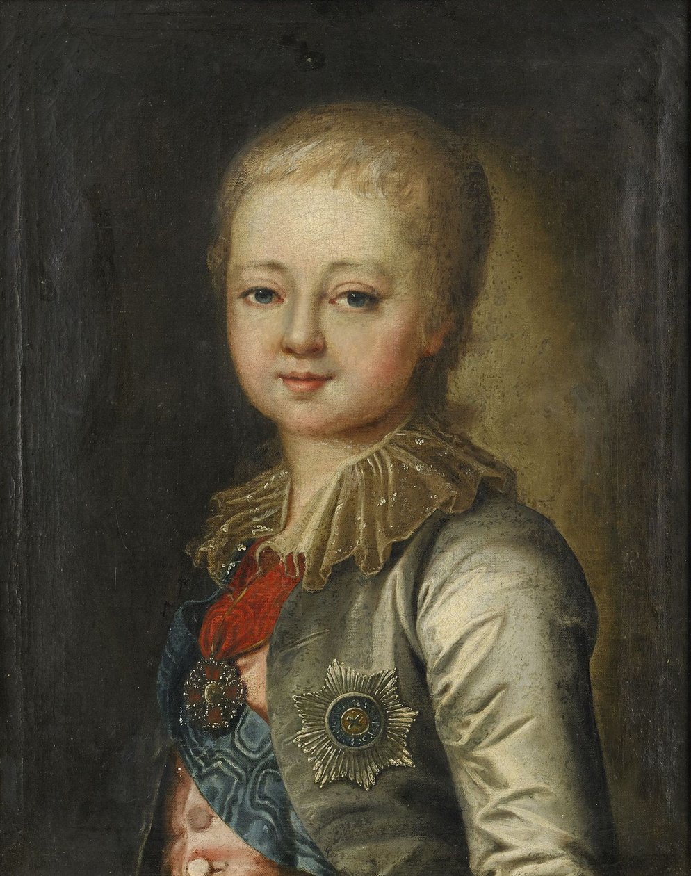 Alekszandr Pavlovics I. Sándor nagyherceg mint gyermek portréja alkotó: Johann Baptist von Lampi the Elder