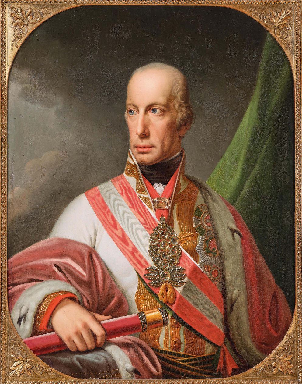 II. Ferenc római császár portréja 1768-1835. alkotó: Johann Baptist von Lampi the Elder