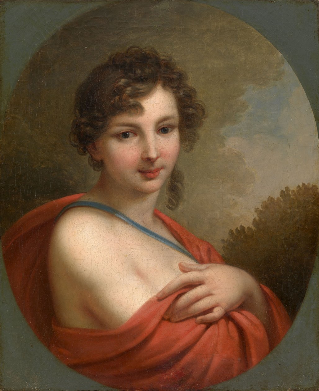 Elena Naryskina portréja, 17851855, 1800 alkotó: Johann Baptist von Lampi the Elder