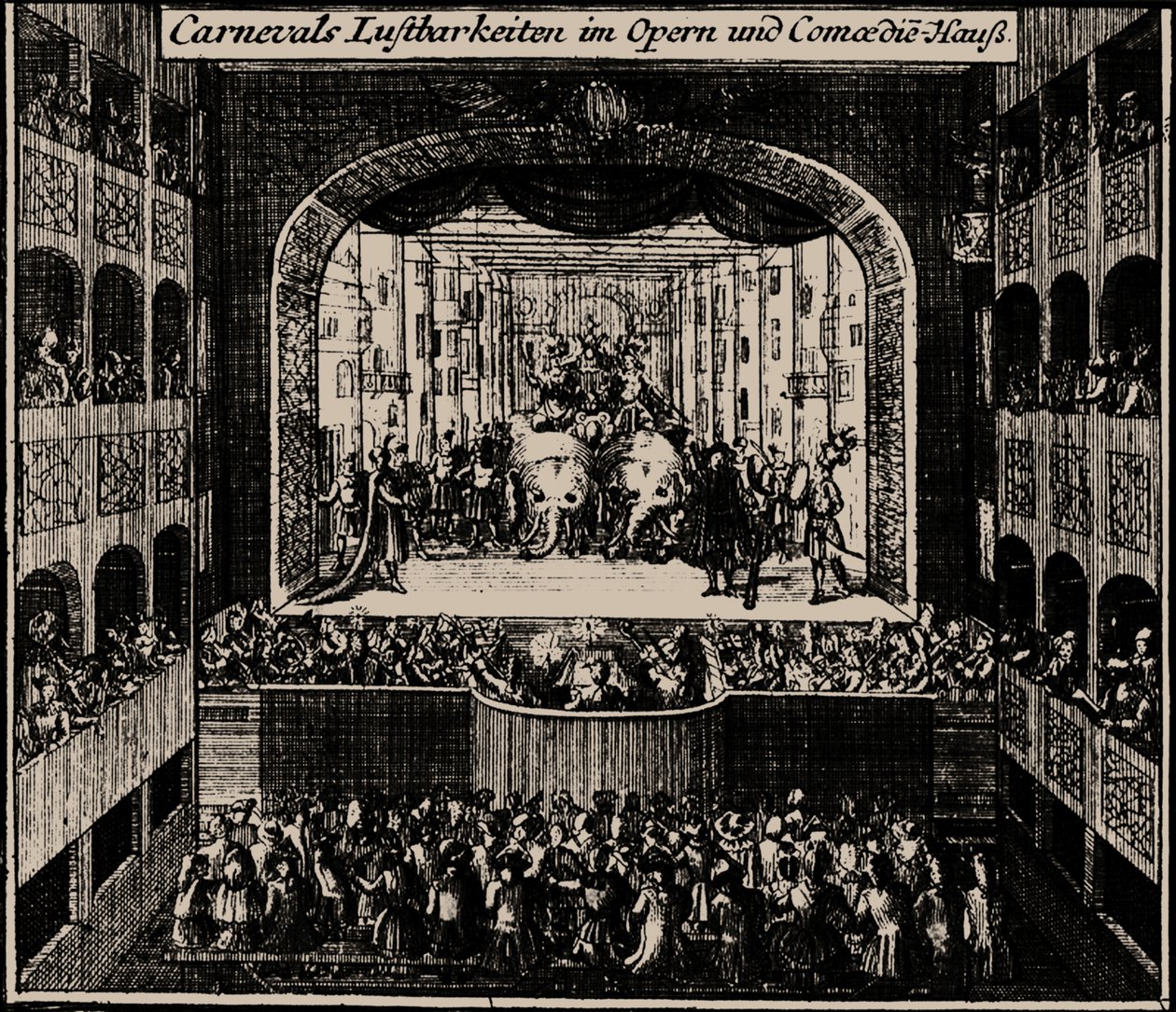 Erlangeni Margrave Színház, 1721 alkotó: Johann Baptista Homann