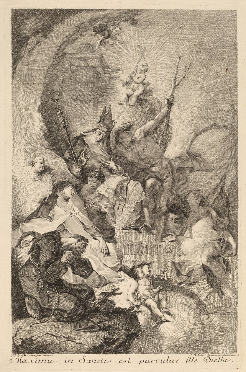Négy szent alkotó: Johann Beheim after Franz Anton Maulbertsch