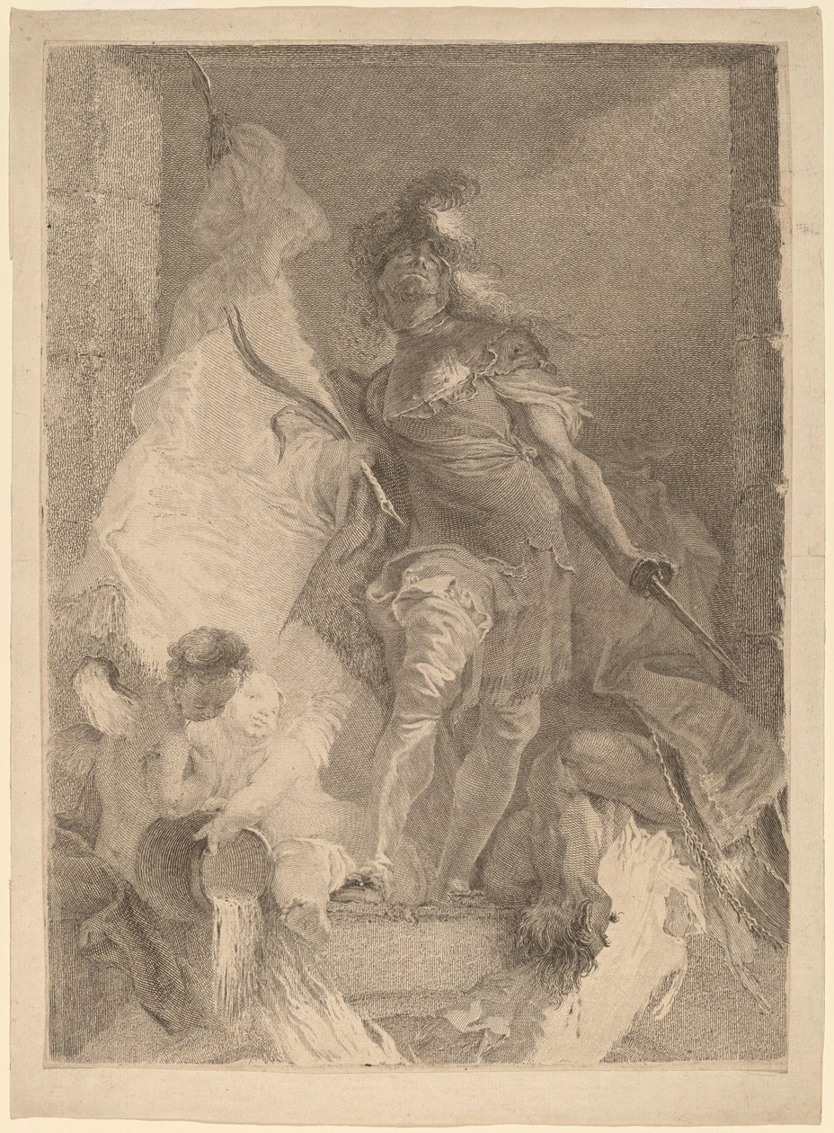 Saint-Florian alkotó: Johann Beheim after Franz Anton Maulbertsch