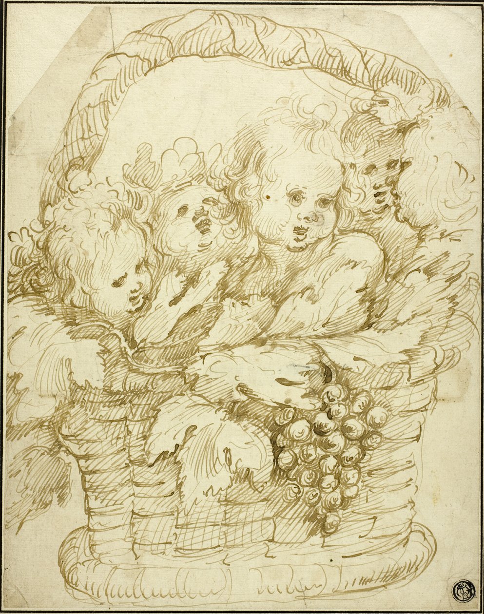 Kosár Cupids alkotó: Johann Boeckhorst