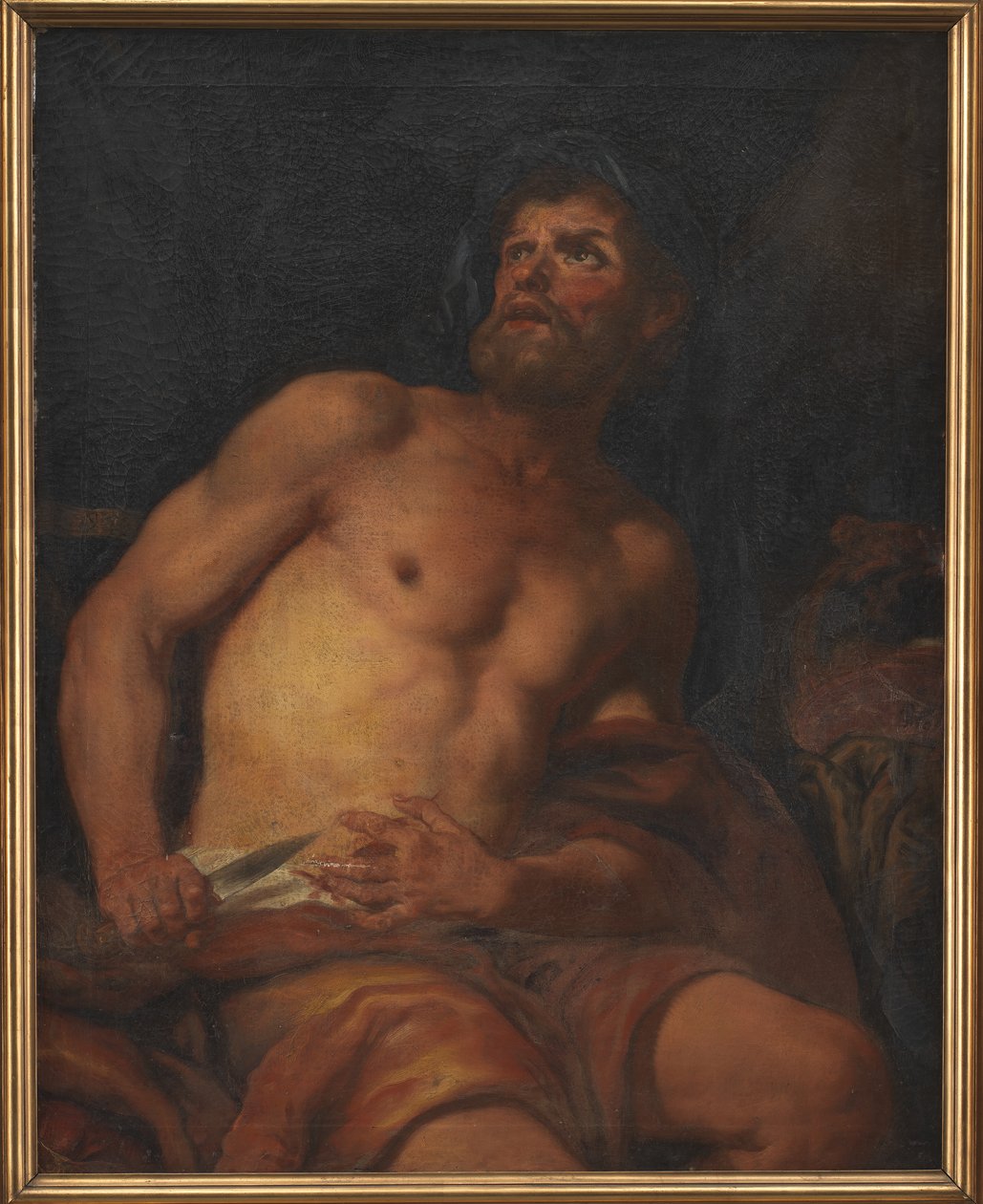 Az ifjabb Cato halála alkotó: Johann Carl Loth