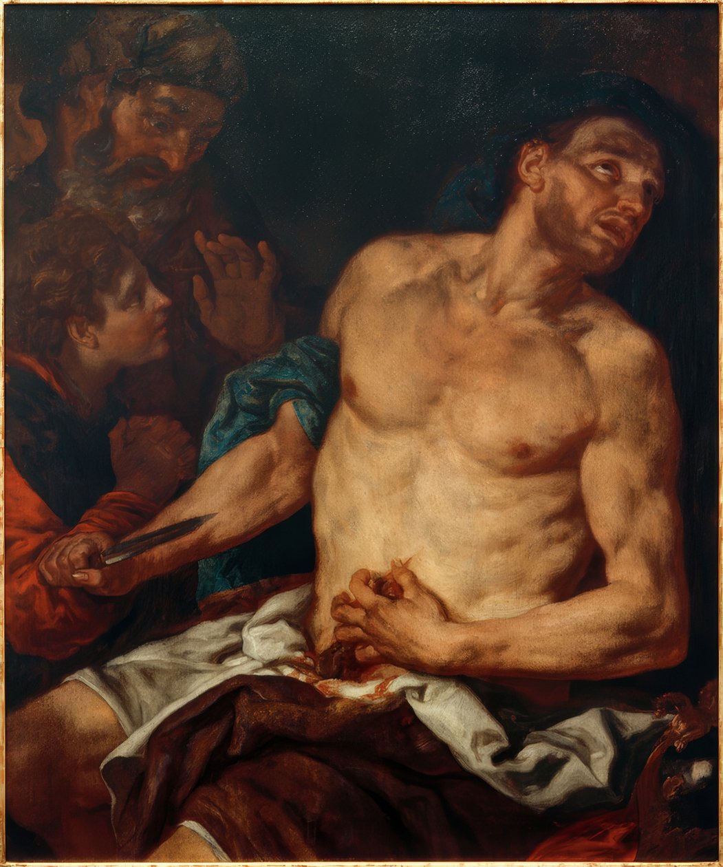 Cato öngyilkossága alkotó: Johann Carl Loth