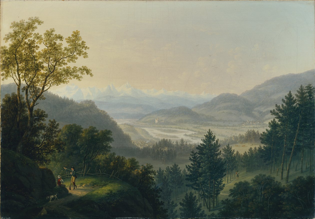 A Habsburg romok környéke alkotó: Johann Caspar Rahn