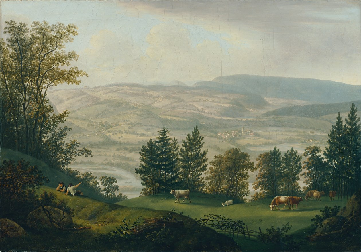 A Habsburg romok környéke alkotó: Johann Caspar Rahn