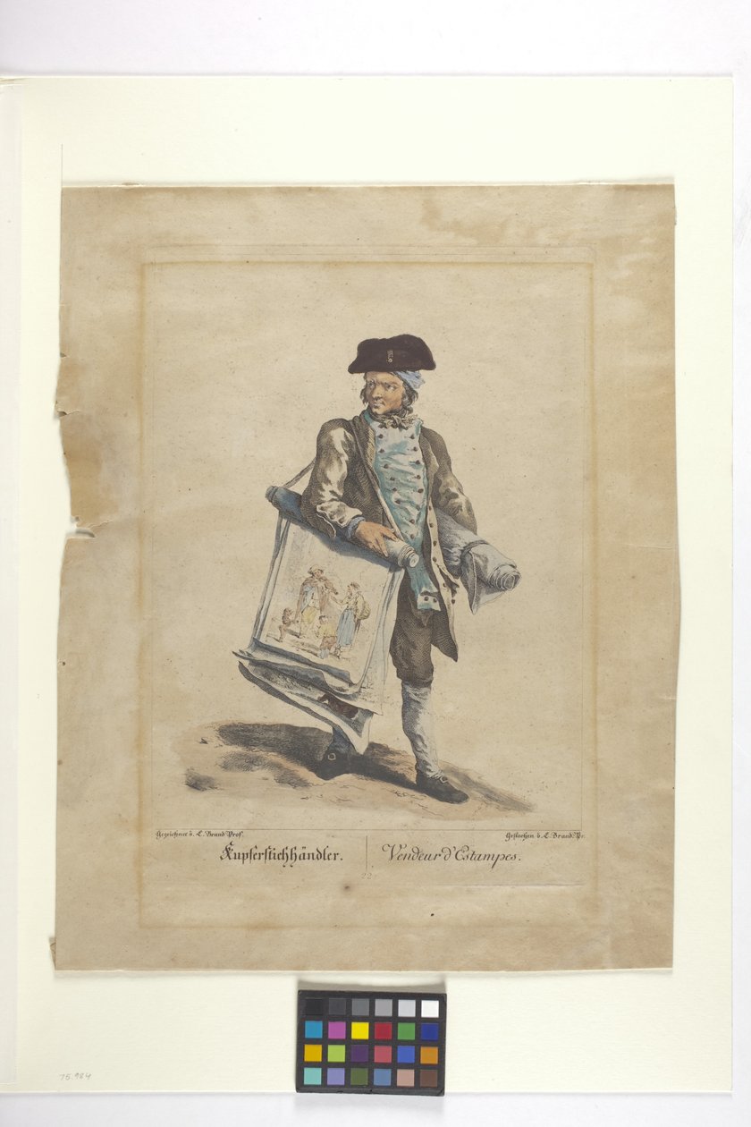 Kupferstiehhandler – Vendeur D