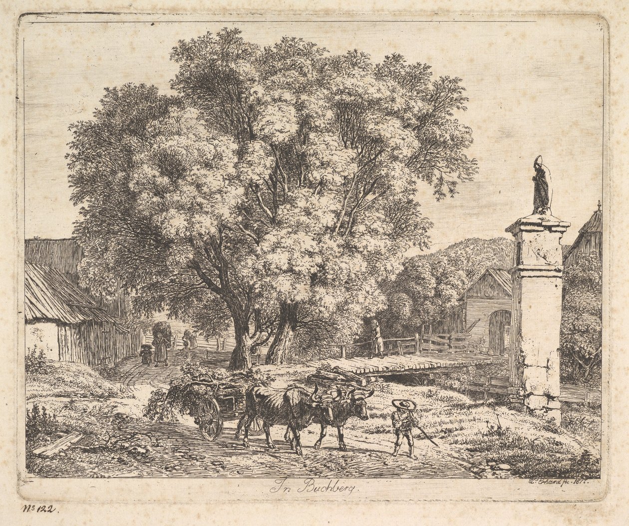 Buchbergben, 1817. alkotó: Johann Christian Erhard