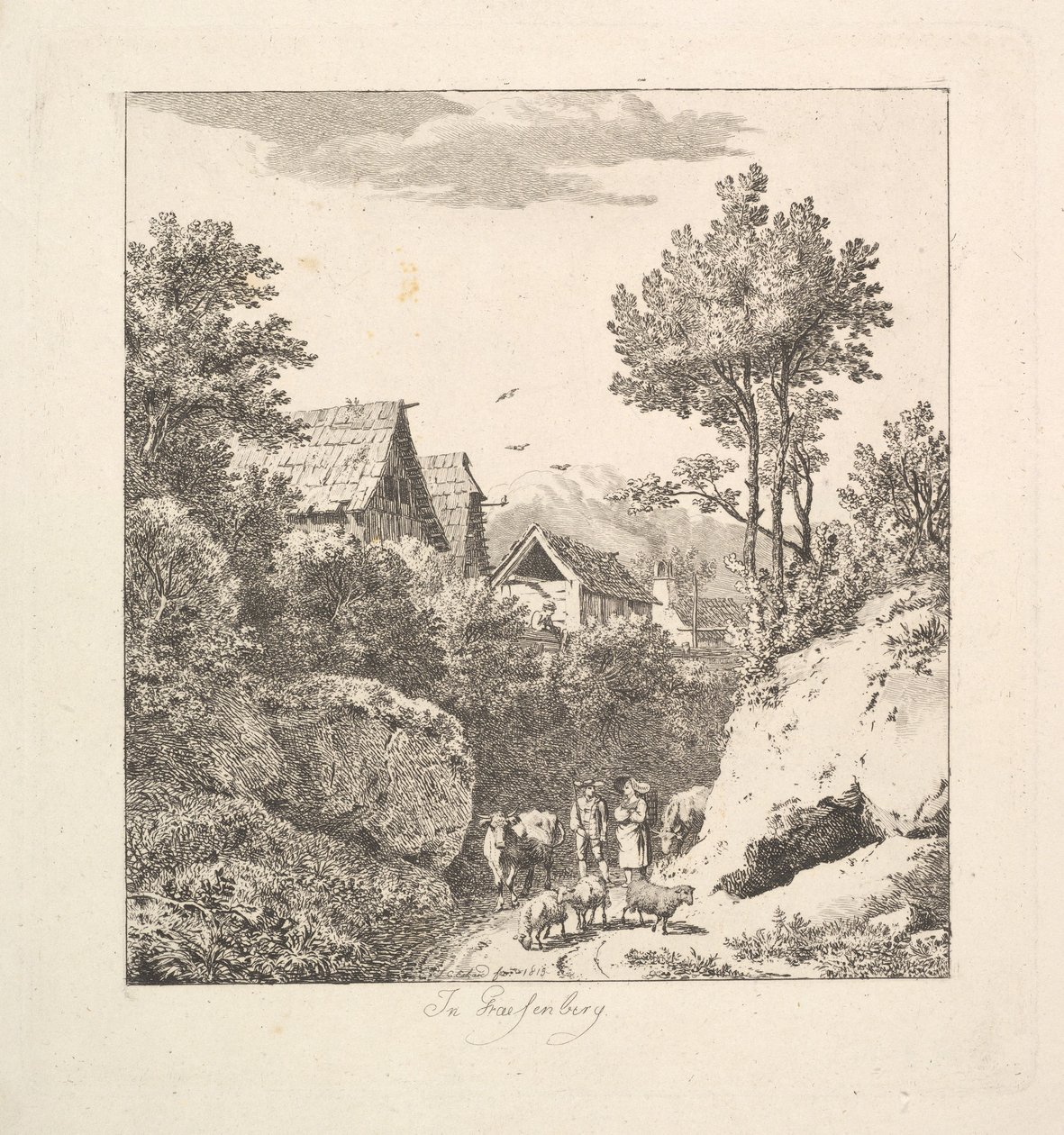 Regenbergben, 1815. alkotó: Johann Christian Erhard