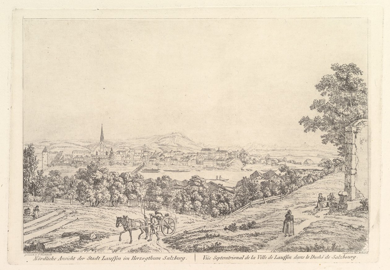 Ösvények a salzburgi hercegségben, 19. század eleje. alkotó: Johann Christian Erhard