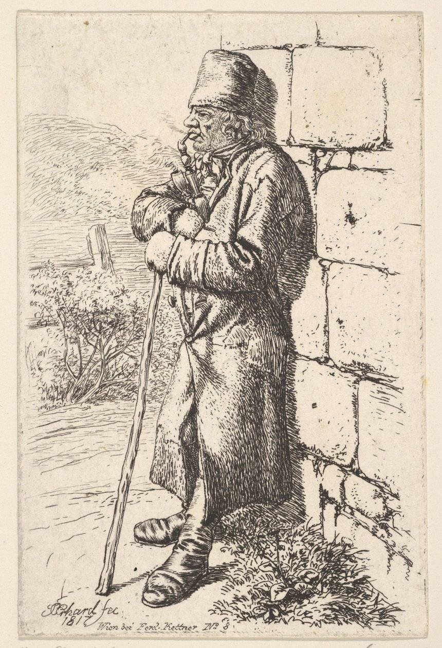 A dohányfüst, 1817. alkotó: Johann Christian Erhard
