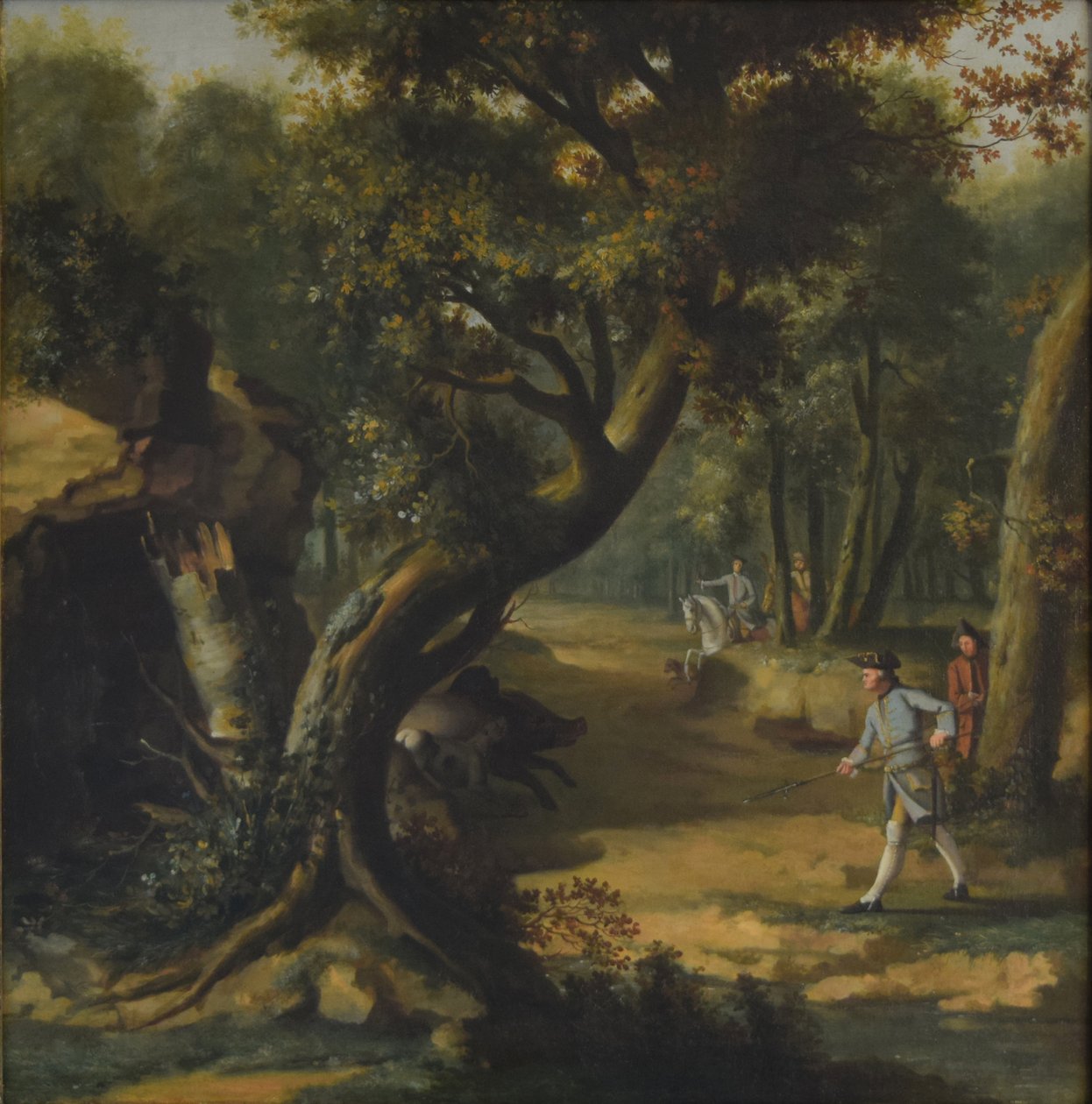 Vadkan vadászat alkotó: Johann Christian Klengel
