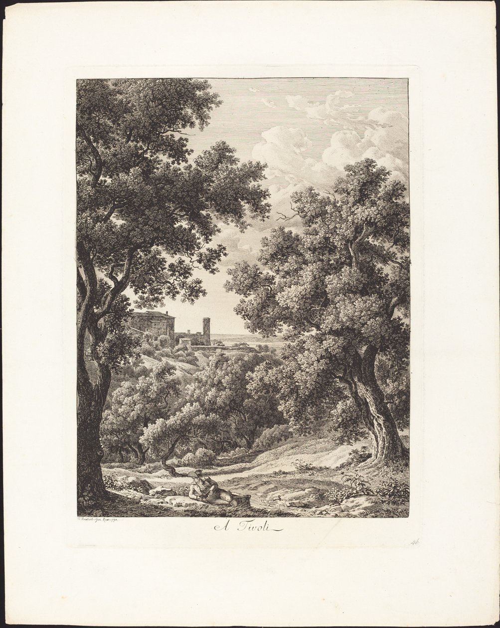 És Tivoli alkotó: Johann Christian Reinhart