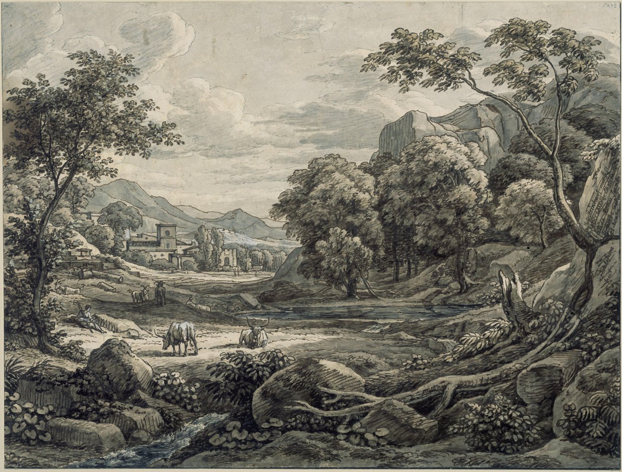 Ideális tájkép alkotó: Johann Christian Reinhart