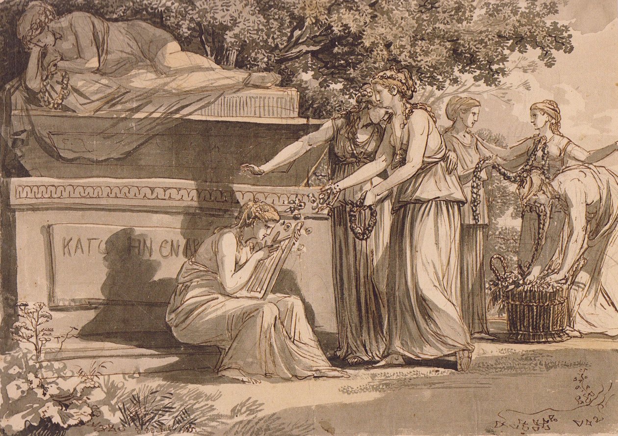 J C Reinhart Arcadia 1785 alkotó: Johann Christian Reinhart