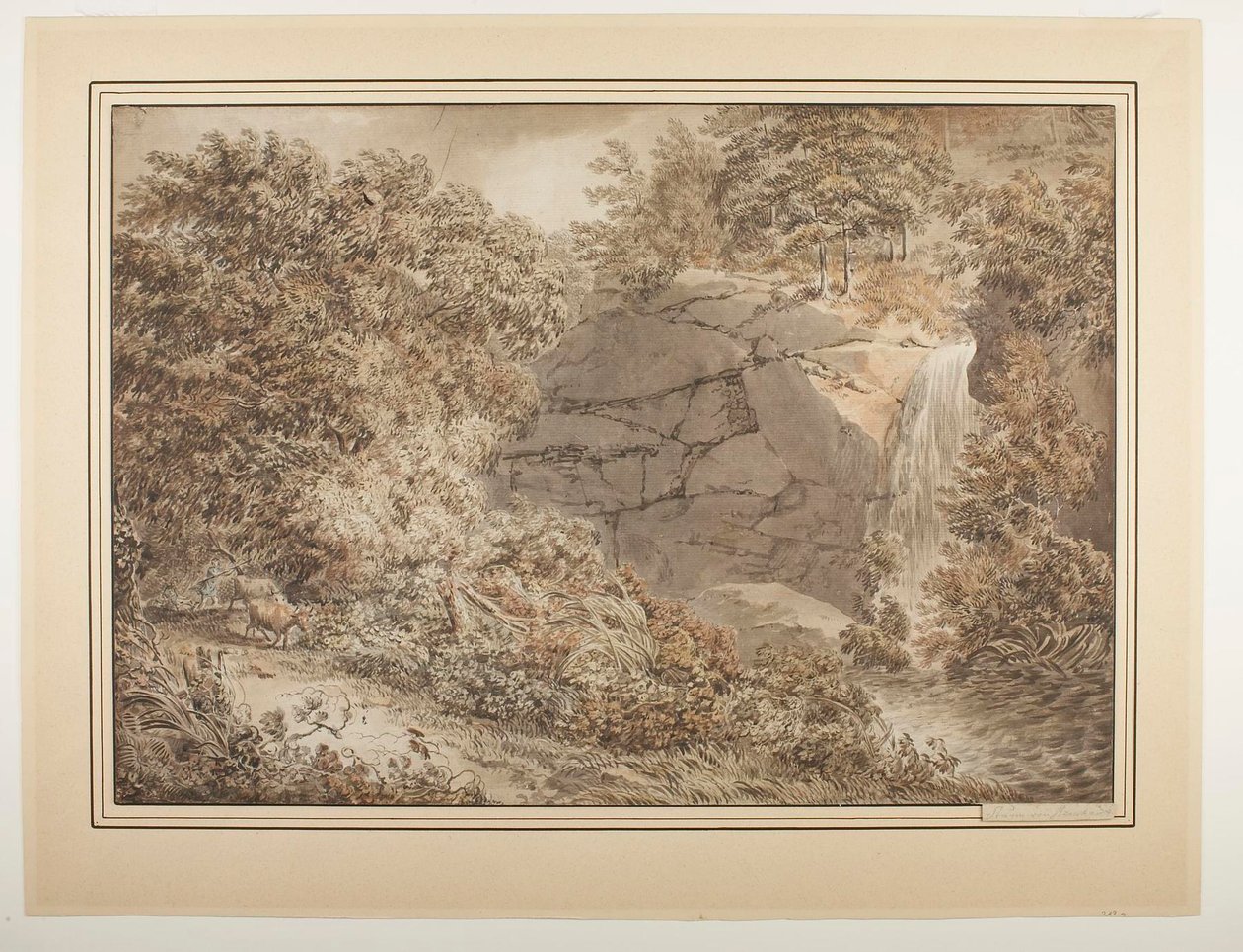 Tájkép alkotó: Johann Christian Reinhart