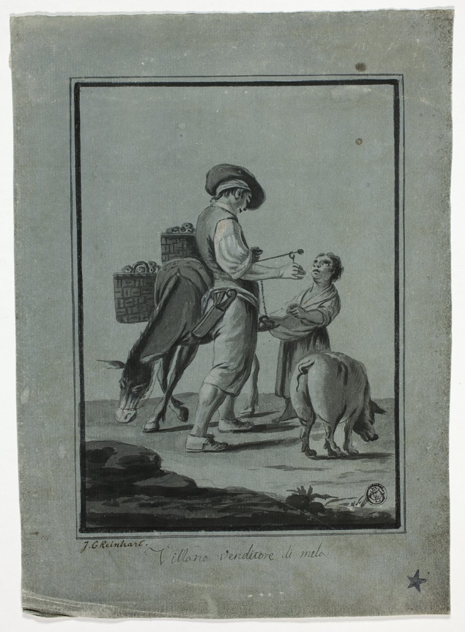Paraszt alma házaló alkotó: Johann Christian Reinhart