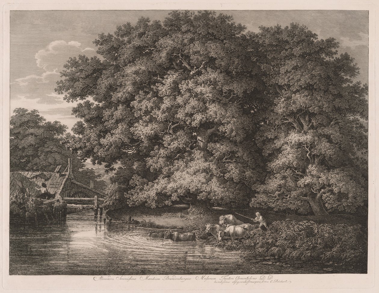 A Great Oaks-i malom alkotó: Johann Christian Reinhart