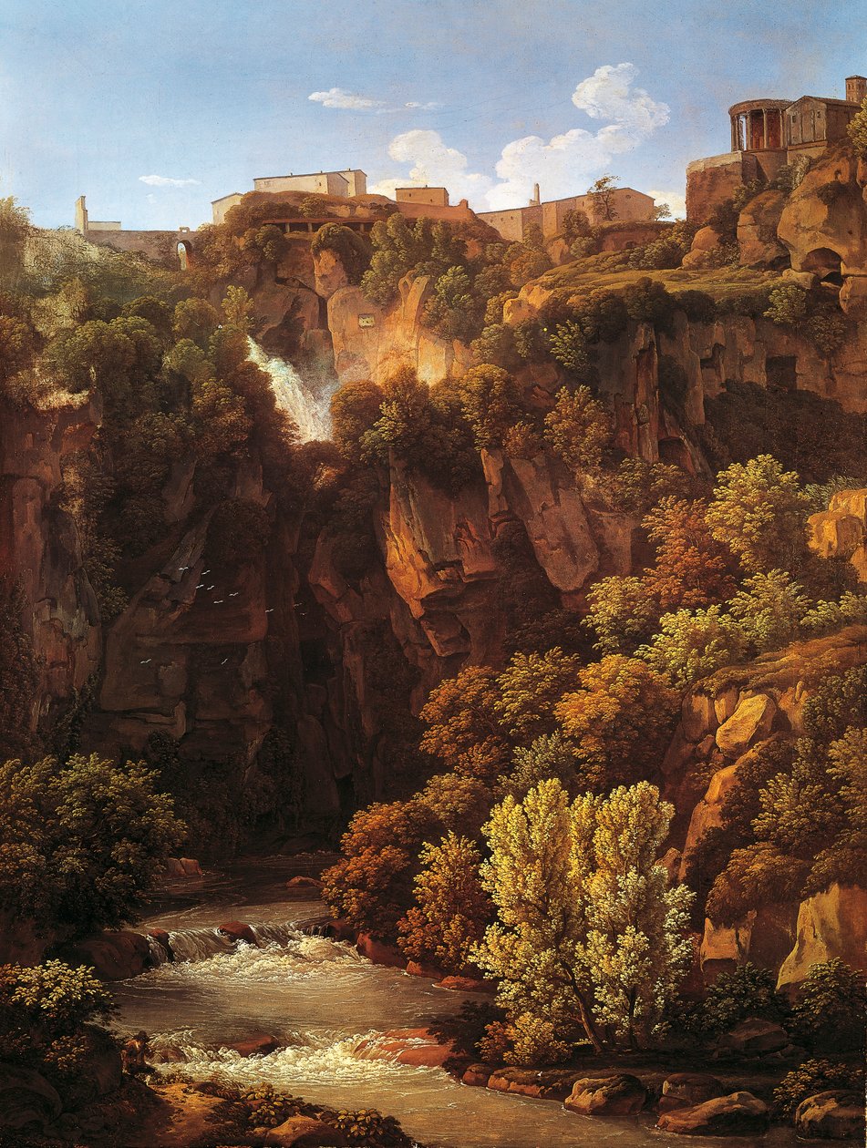Vízesések a Tivoliban alkotó: Johann Christian Reinhart