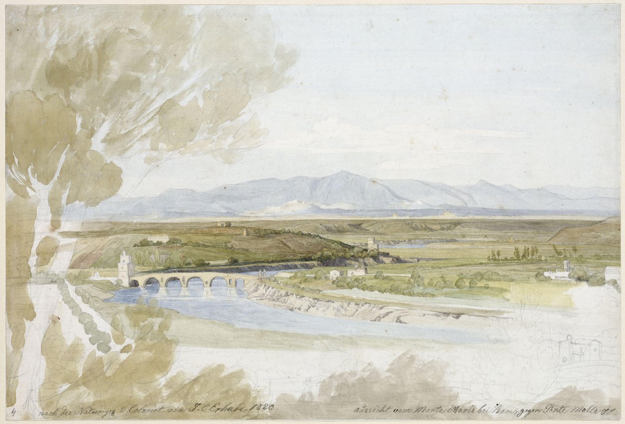 Kilátás a Monte Marióról alkotó: Johann Christoph Erhard
