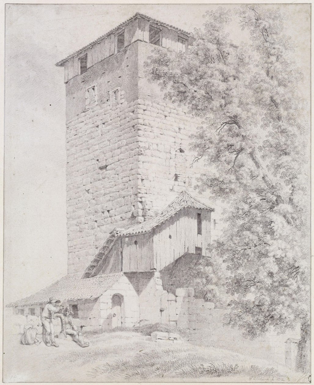 Az ötszögletű torony Nürnbergben alkotó: Johann Christoph Erhard