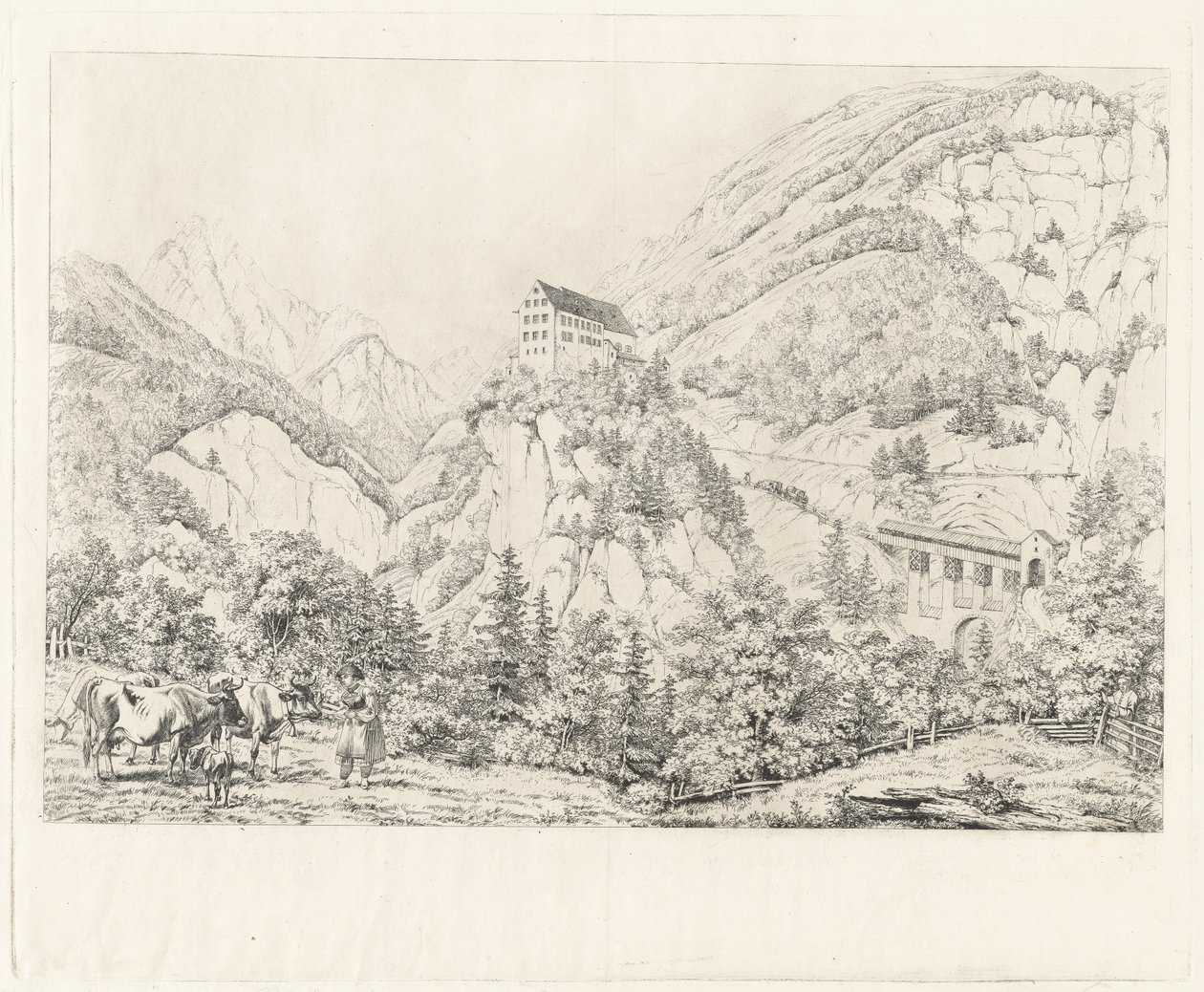 Georgenberg Tirolban alkotó: Johann Christoph Erhard and Johann Adam Klein