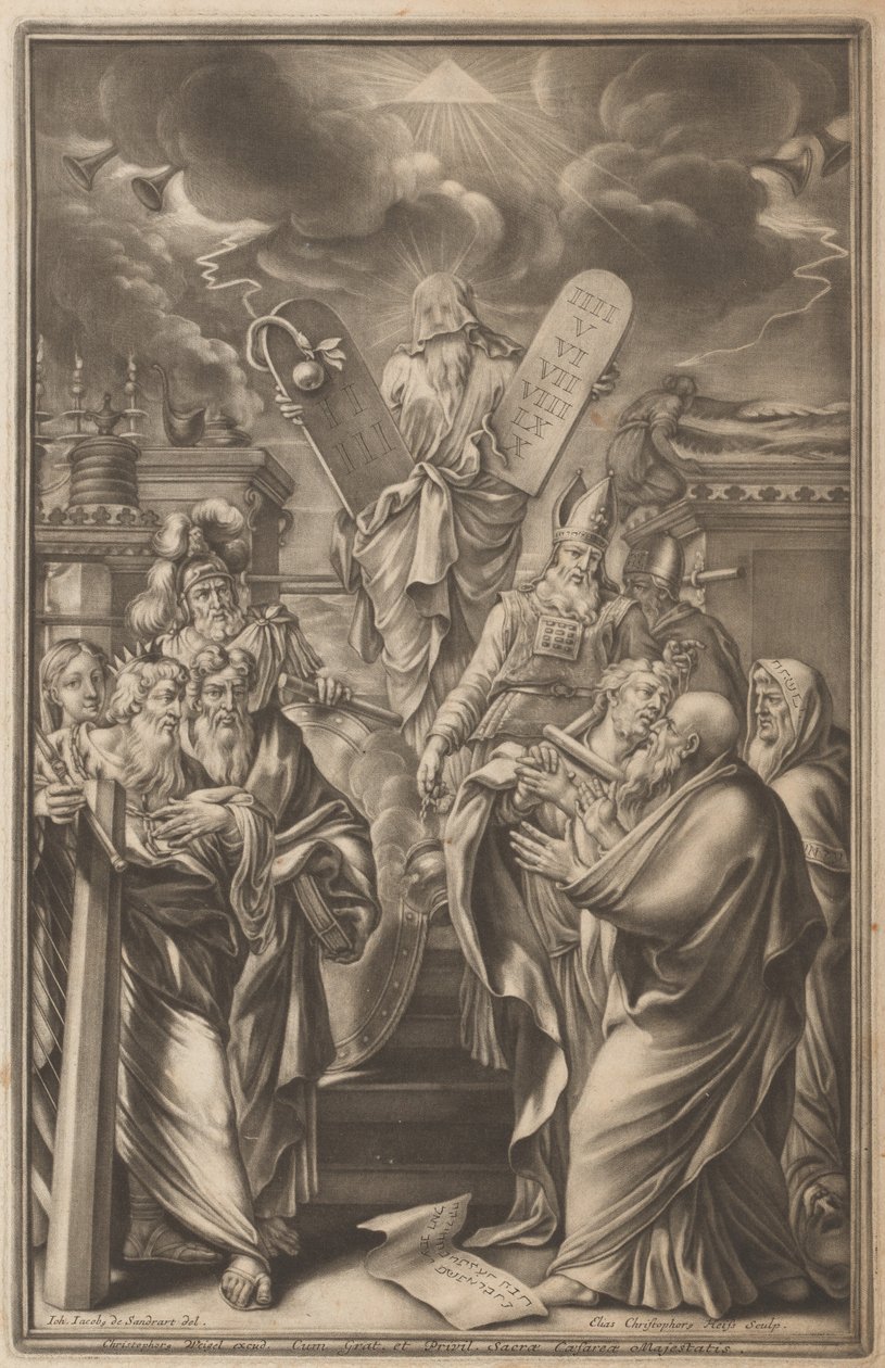 Ectypa Bible (képes Biblia) alkotó: Johann Christoph Weigel