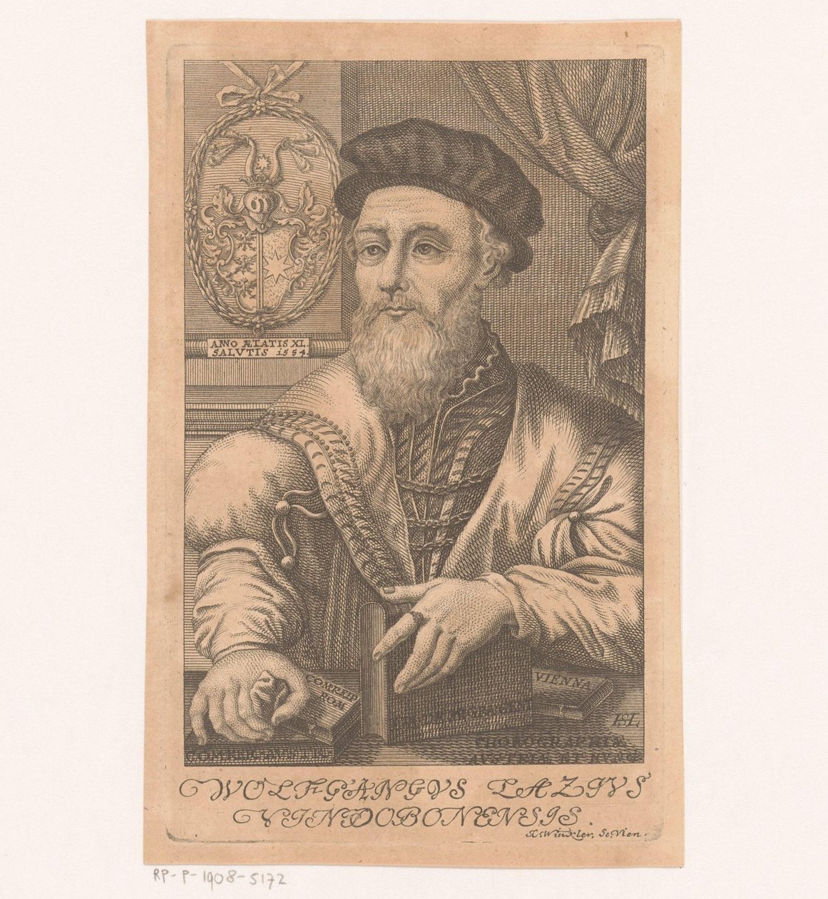 Van Wolfgang Lazius portréja alkotó: Johann Christoph Winkler