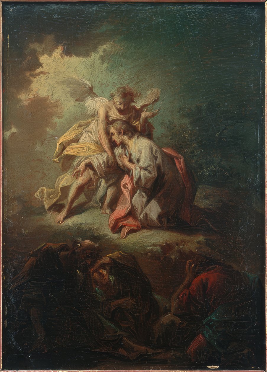 Krisztus az Olajfák hegyén alkotó: Johann Conrad Seekatz