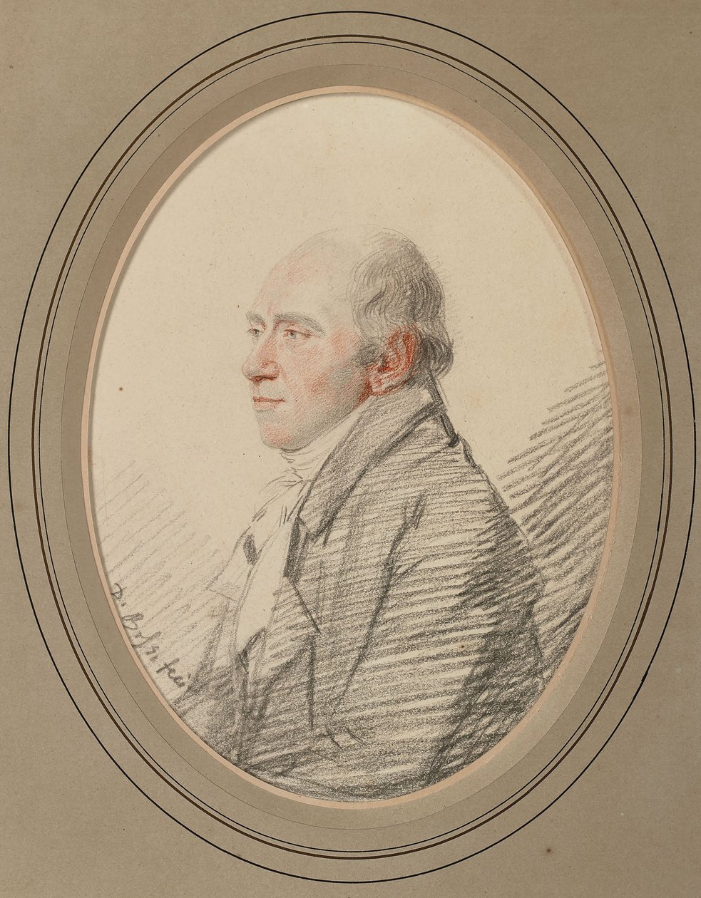 A zeneszerző Muzio Clementi portréja 1752-1832, 1820-as évek vége. alkotó: Johann Dominik Bossi