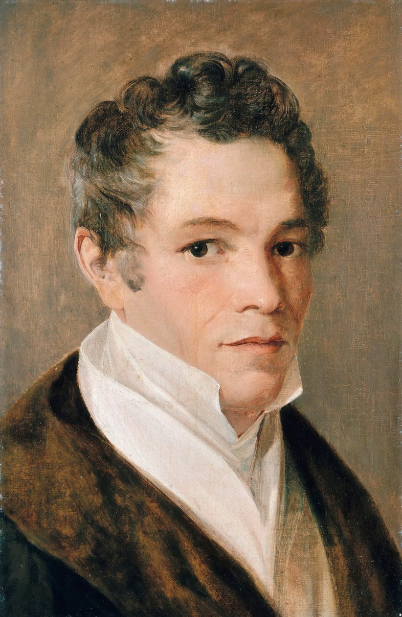 Karl Friedrich Schinkel portréja 1781-1841, 1820 körül. alkotó: Johann Eduard Wolff