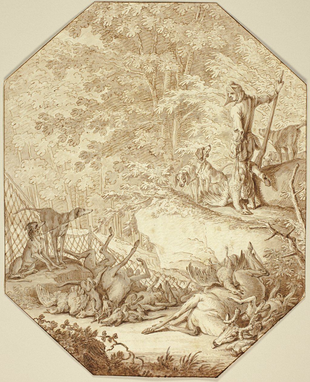 A szorgalmas vadász, tavasszal alkotó: Johann Elias Ridinger
