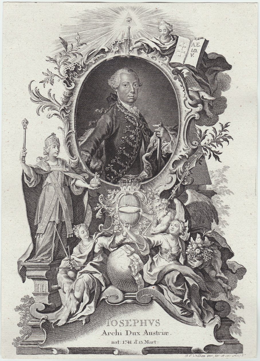 II. József (1741-1790)-2 alkotó: Johann Esaias Nilson