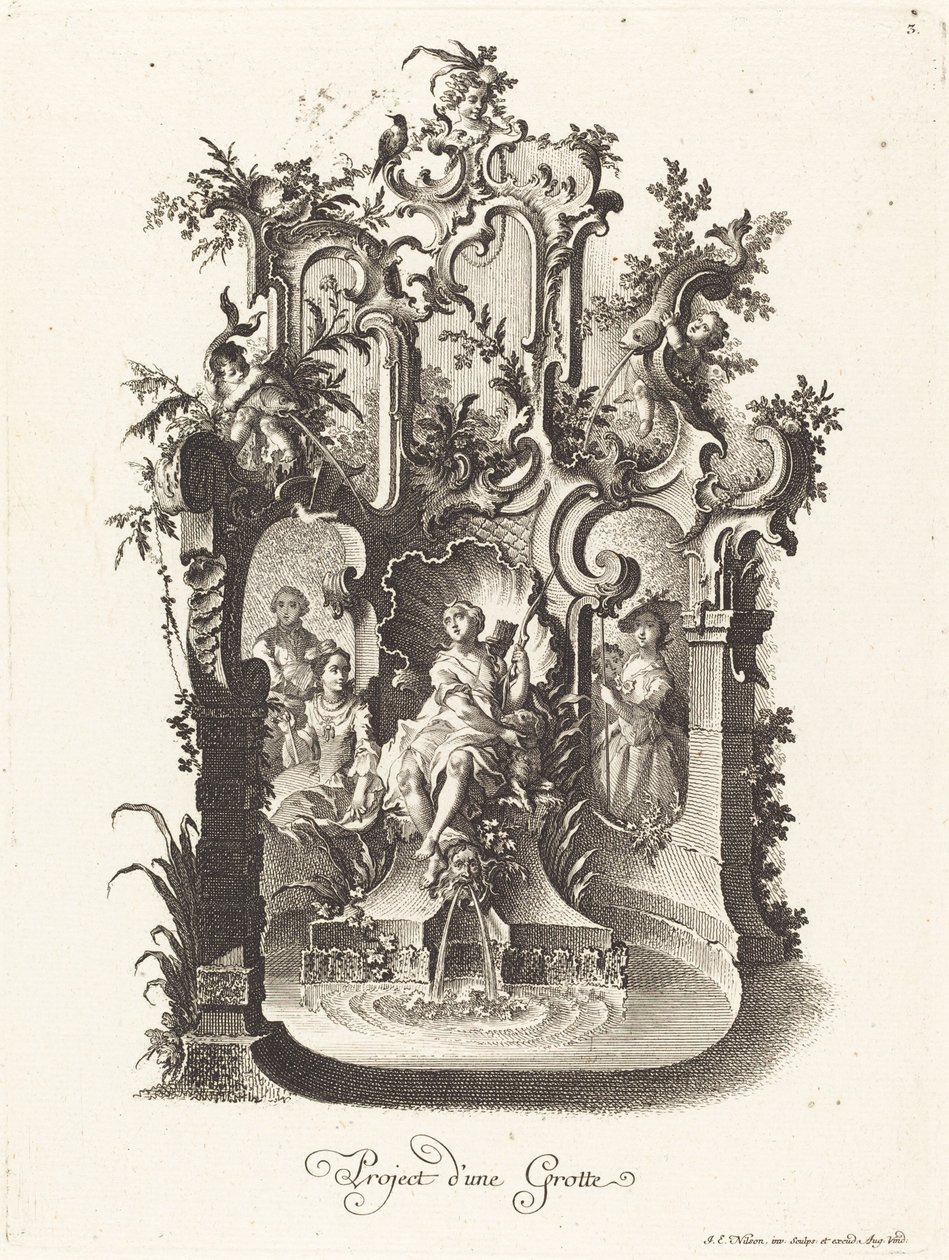 Tervezze meg a barlangot alkotó: Johann Esaias Nilson