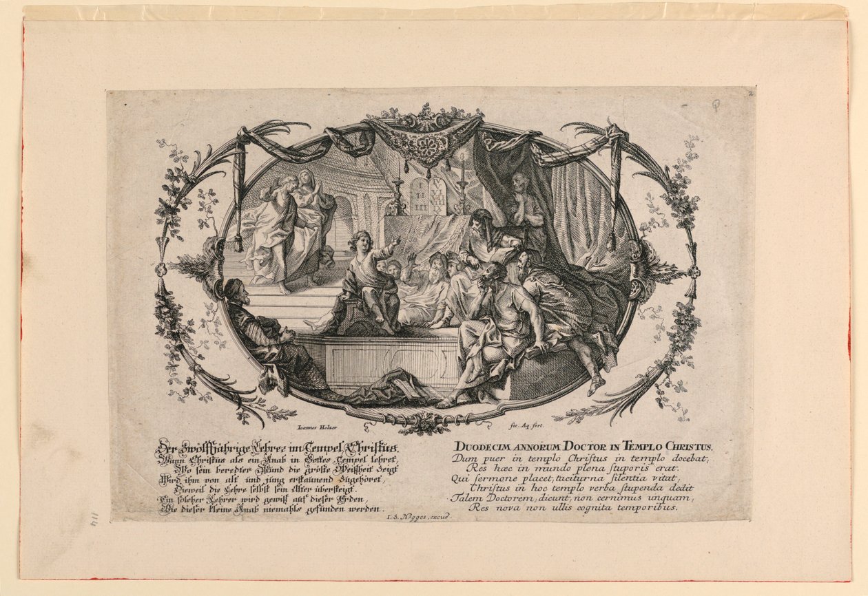 Tizenkét év orvos Krisztus templomában alkotó: Johann Evangelist Holzer