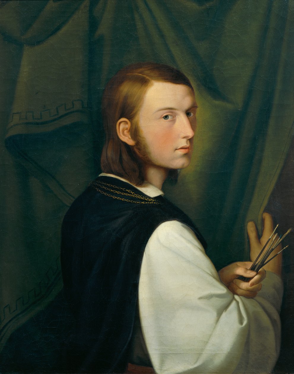 Önarckép alkotó: Johann Evangelist Scheffer von Leonhardshoff
