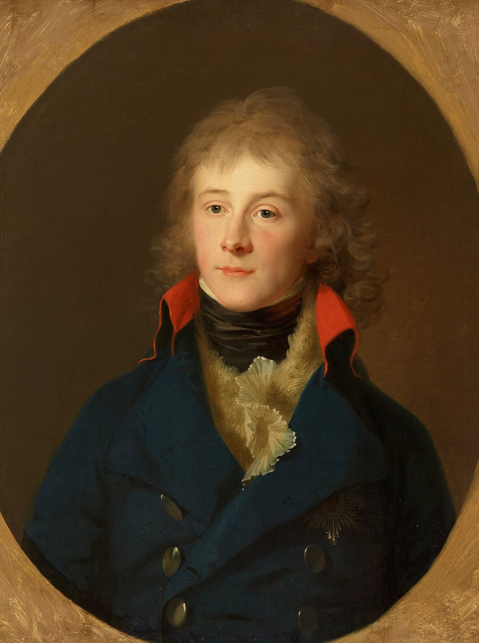 Lajos Ferdinánd porosz herceg portréja alkotó: Johann Friedrich August Tischbein