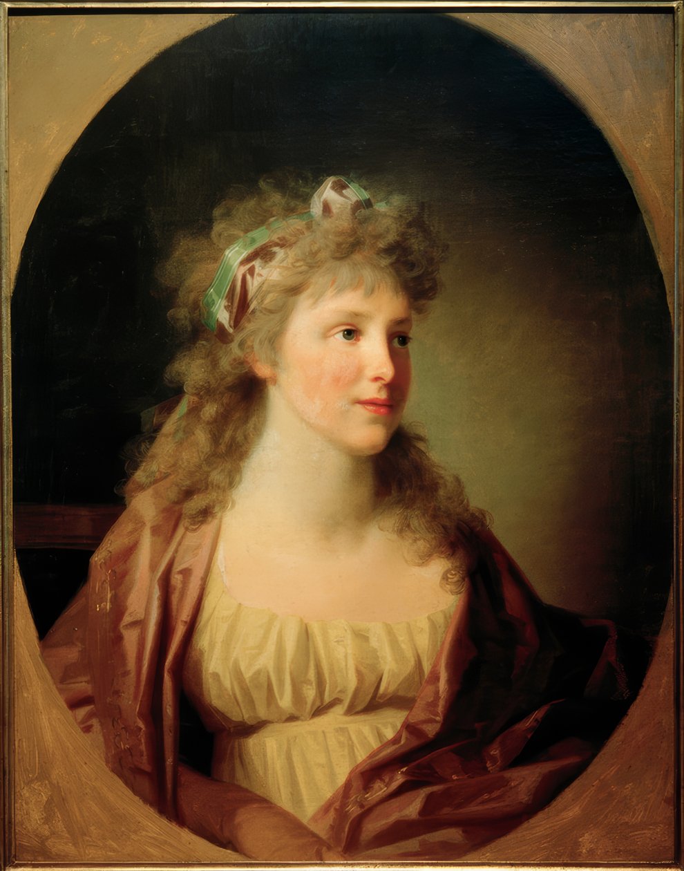 Christiane Amalie Anhalt-Dessau örökös hercegnője alkotó: Johann Friedrich August Tischbein