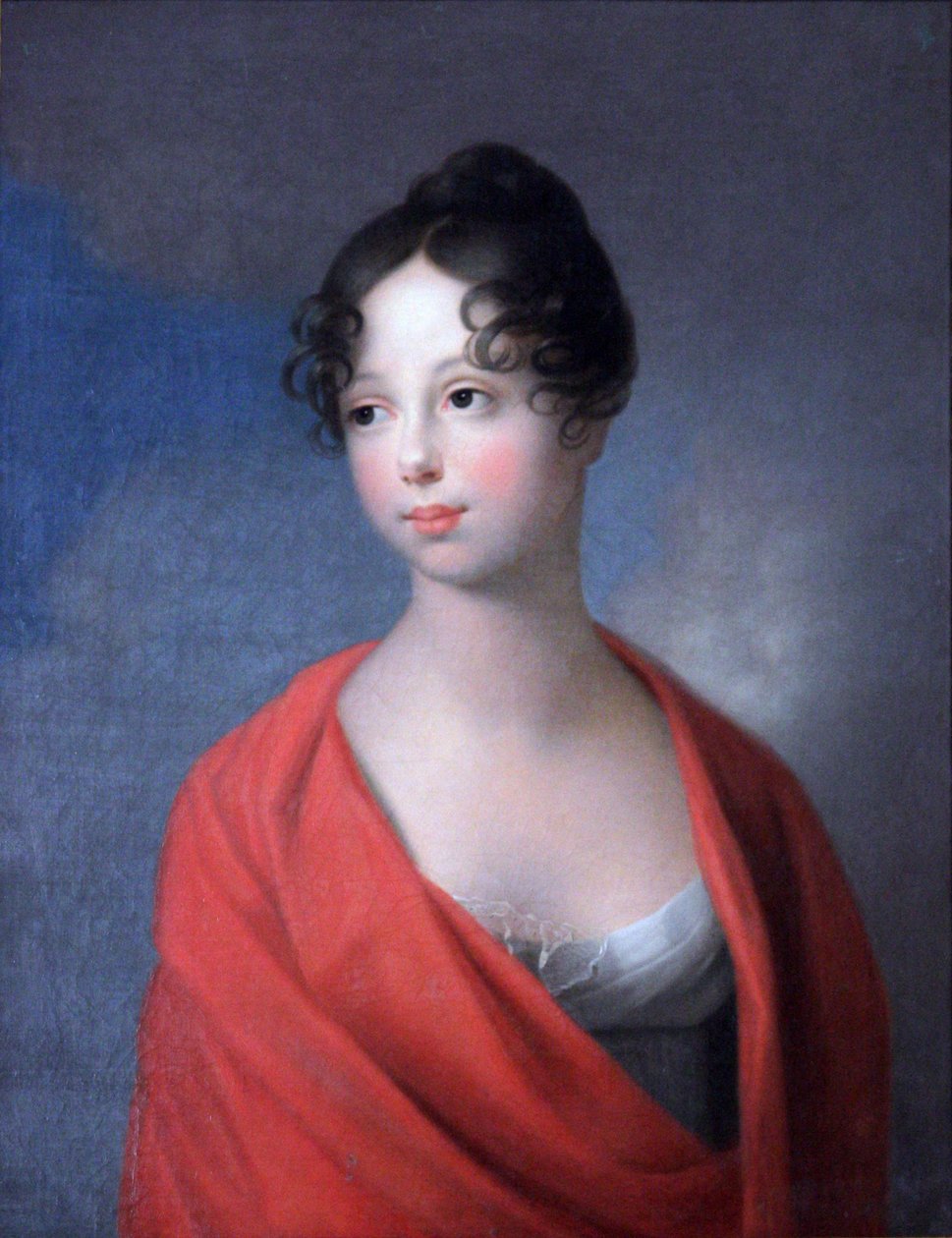 Katalin Pavlovna orosz nagyhercegnő 1788-1819, XIX. század eleje. alkotó: Johann Friedrich August Tischbein
