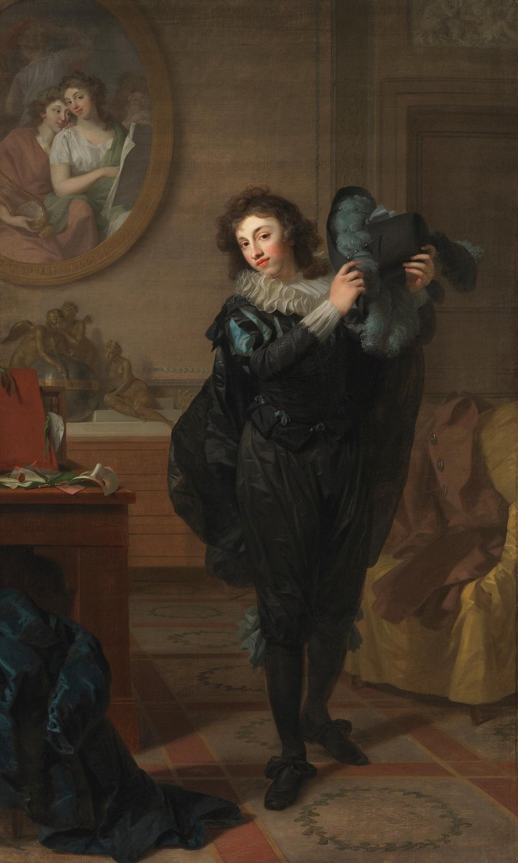 Chatelain úr (?) jelmezben alkotó: Johann Friedrich August Tischbein